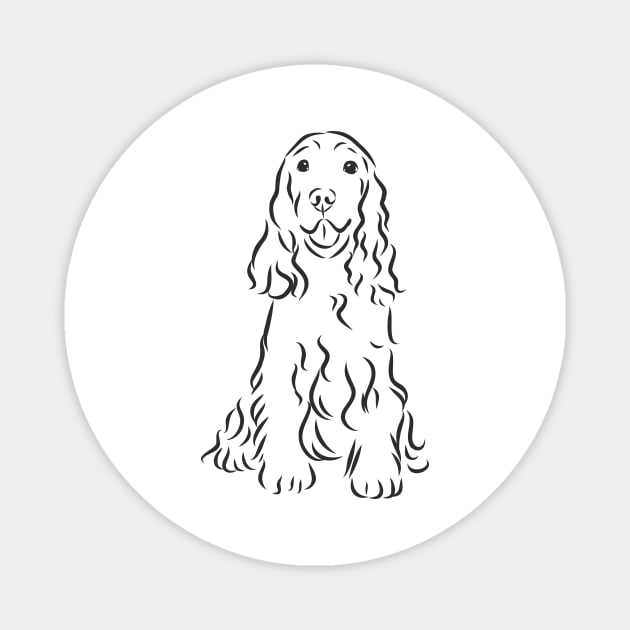 spaniel smile Magnet by Elala